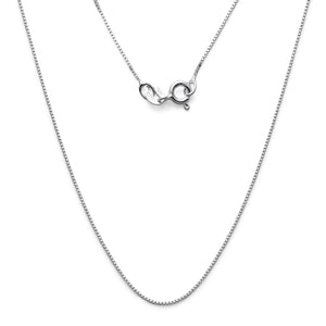 925 Sterling Silver Box Chain 0.7mm