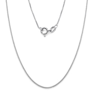 925 Sterling Silver Box Chain 0.8mm