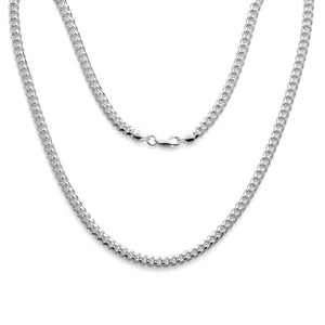 925 Sterling Silver Miami Cuban Link Chain Necklaces & Bracelets 4.8mm