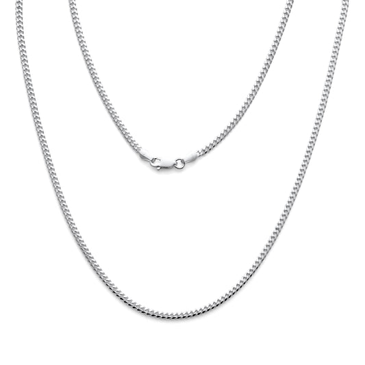 925 Sterling Silver Miami Cuban Link Chain 2.7mm