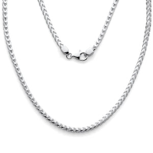 925 Sterling Silver Thick Polished Franco Chain 4.2mm