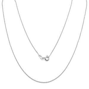 925 Sterling Silver Cable Chain Necklace 1.1mm