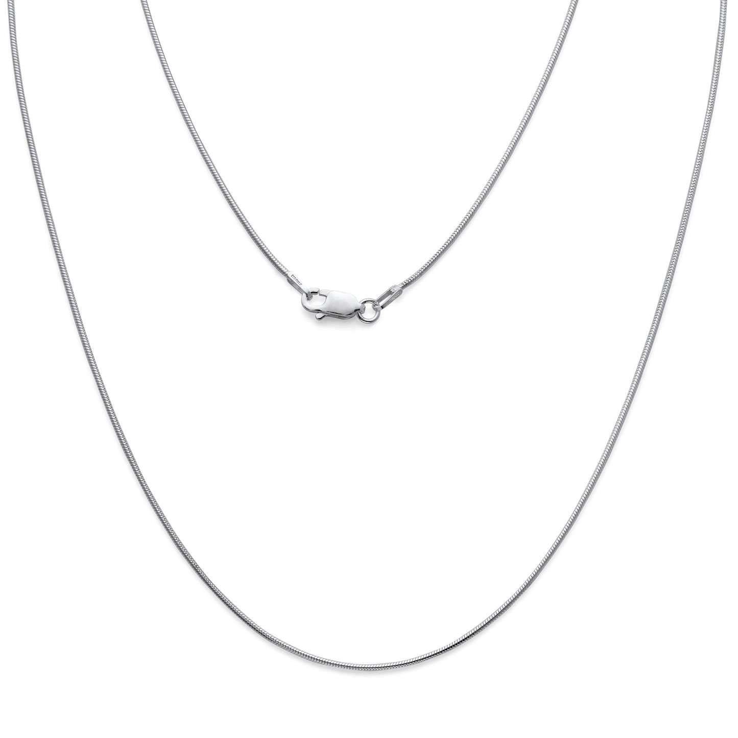 925 Sterling Silver Snake Chain Necklaces & Bracelets 1mm