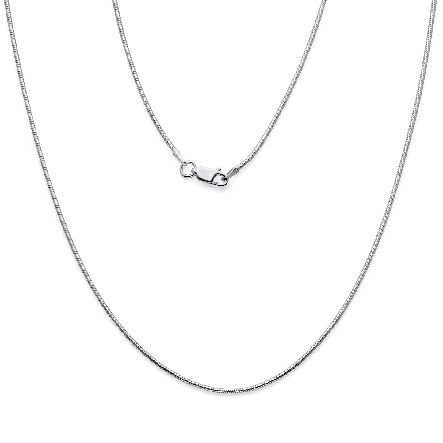 925 Sterling Silver Snake Chain Necklaces & Bracelets 1.2mm