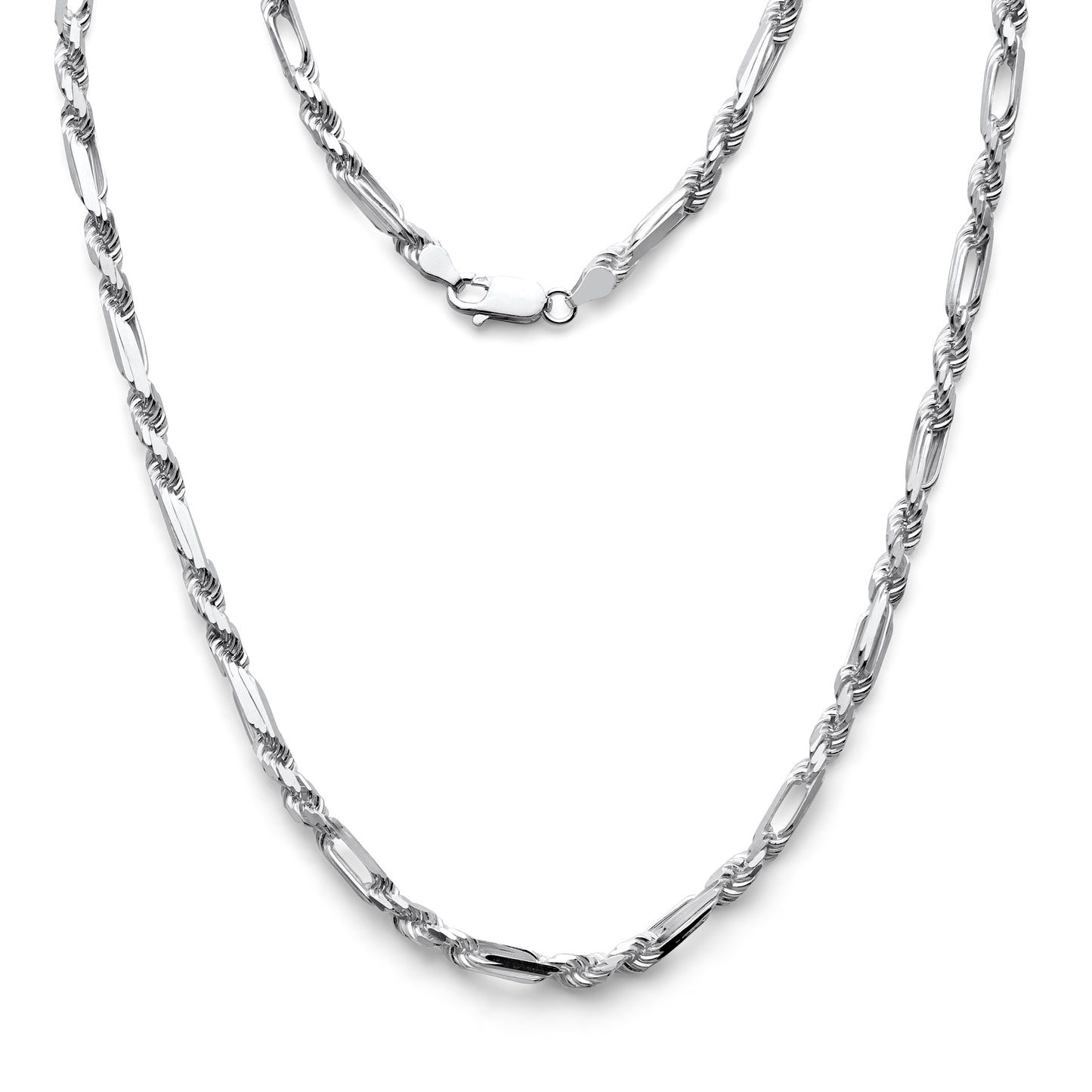 925 Sterling Silver Milano Chain 4.5mm